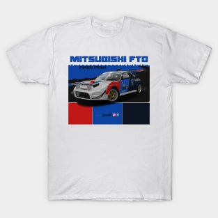 Mitsubishi FTO Pikes Peak T-Shirt